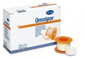 Omnipor (Омнипор) - Гипоаллерг. из нетканого матер. /белый/: 5 м х 1,25 см      