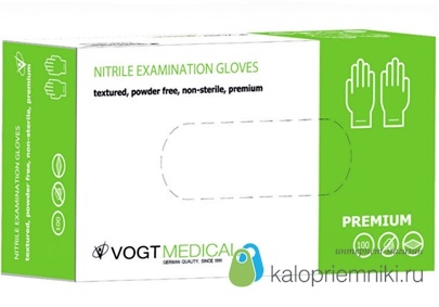1314229 Нитриловые перчатки Vogt Medical, XS, 100 шт.