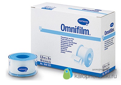 Omnifilm (Омнифилм) - Гипоаллергенный из прозрачной пленки: 5 м х 1,25 см