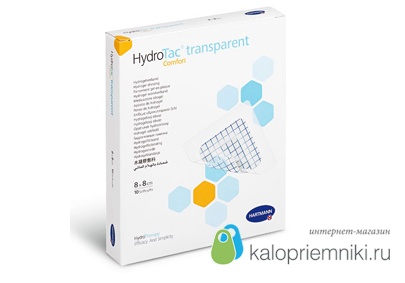 HydroTac transparent comfort(ГидроТак транспарент комфорт) - Гидрогелевые самокл. повязки: 12,5х12,5 см, 10 шт.