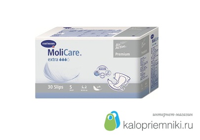 MoliCare Premium soft extra, воздухопроницаемые подгузники, разм. S,30 шт